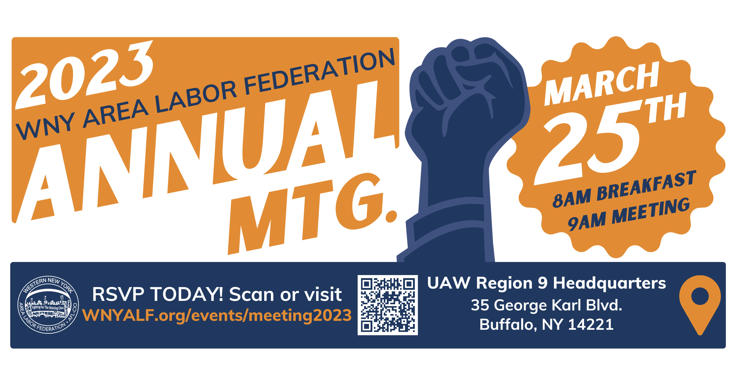 Wester New York Area Labor Federation, AFL-CIO Annual Meeting 2023