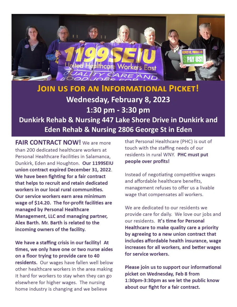 1199SEIU Informational Picket
